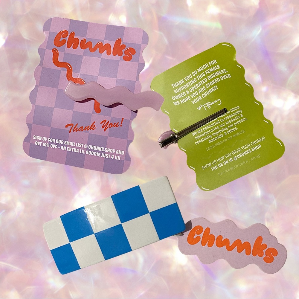 chunks barrette bundle (2 pack)!